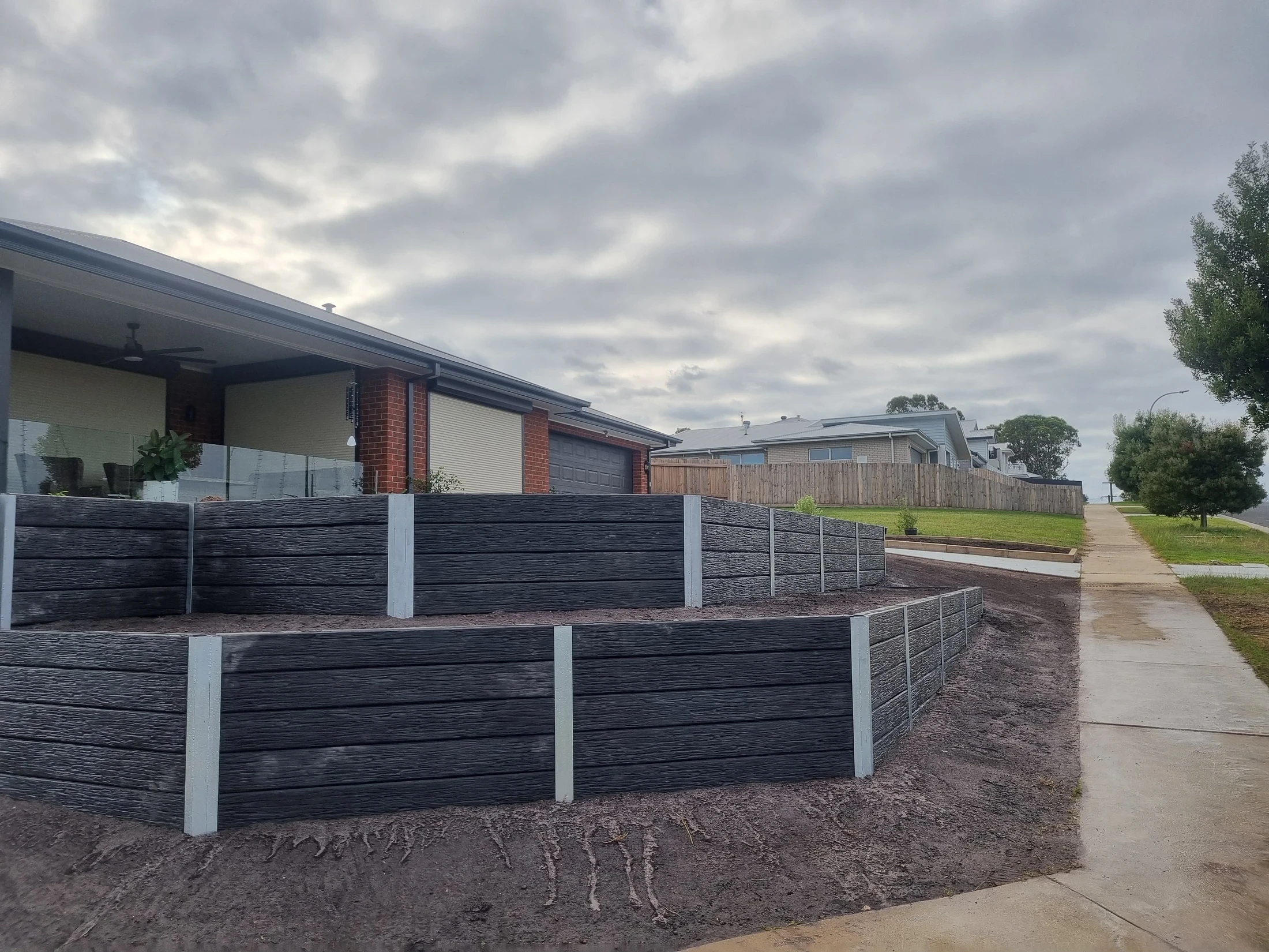 After Retaining Wall